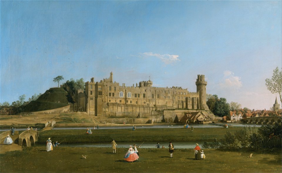 Canaletto - Warwick Castle - Google Art Project