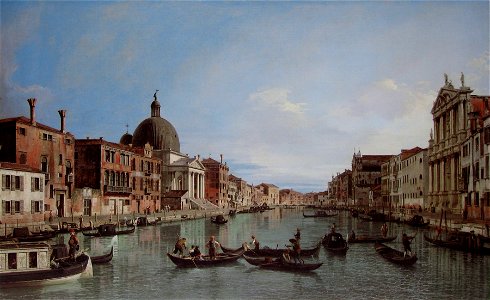 Canaletto - The Grand Canal with S. Simeone Piccolo - National Gallery (2)