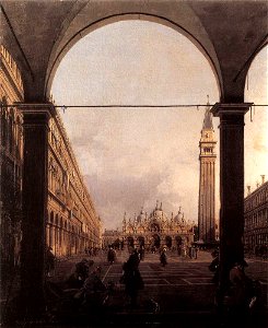 Piazza San Marco Looking East from the North-West Corner c1760 Canaletto