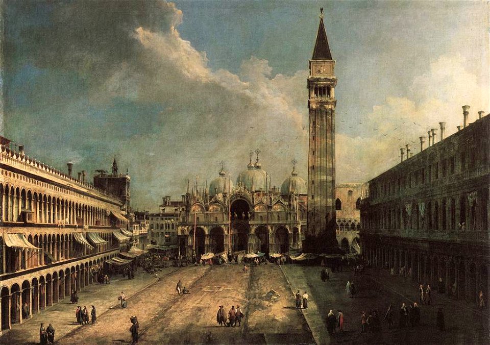 Giovanni Antonio Canal, il Canaletto - Piazza San Marco - WGA03849