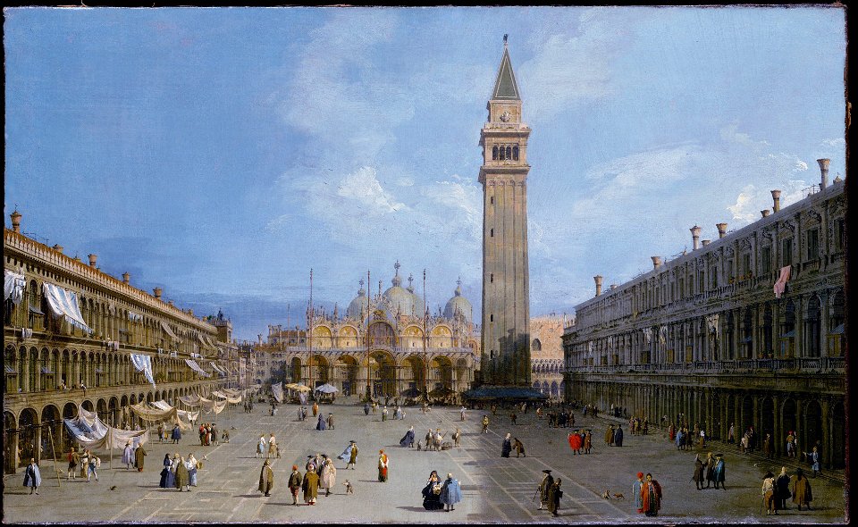 Giovanni Antonio Canal, il Canaletto - Piazza San Marco - WGA03883FXD