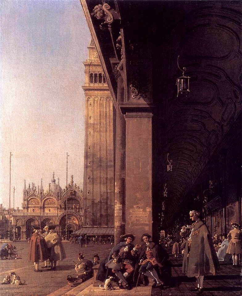 Giovanni Antonio Canal, il Canaletto - Piazza San Marco - Looking East from the South West Corner - WGA03963