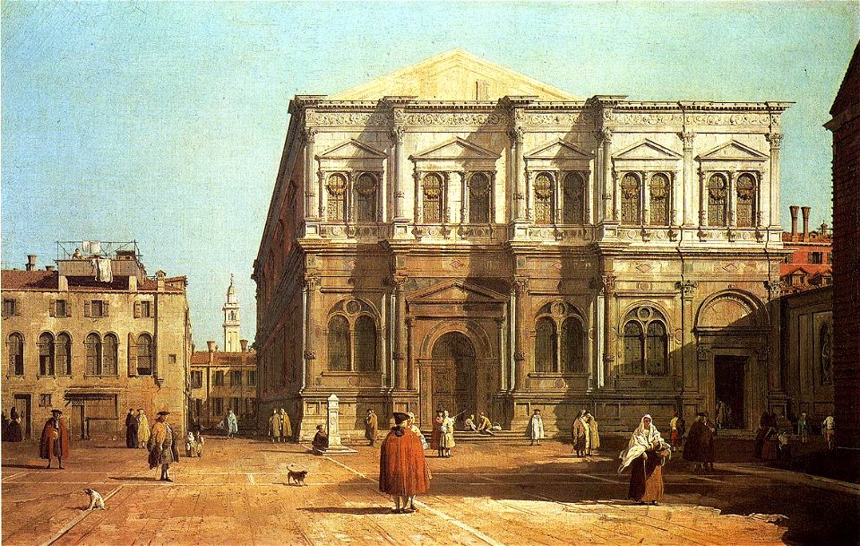 Canaletto campo san rocco