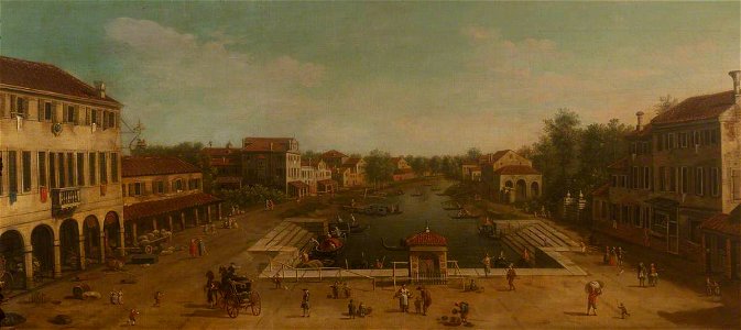 Canaletto (1697-1768) (attributed to) - View of Mestre - 1507741 - National Trust