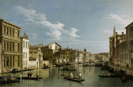 Canaletto (Giovanni Antonio Canal) - The Grand Canal in Venice from Palazzo Flangini to Campo San Marcuola - 68.41.11 - Minneapolis Institute of Arts