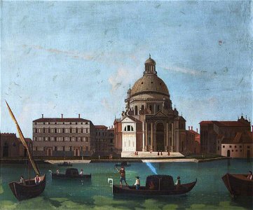 Canaletto (1697-1768) (imitator of) - Santa Maria della Salute, Venice - 1401113 - National Trust