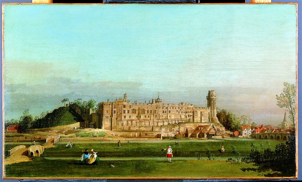 Canaletto (Giovanni Antonio Canal) - Warwick Castle - 2019.141.7 - Metropolitan Museum of Art