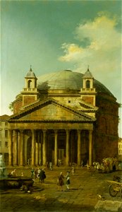 Canaletto (Venice 1697-Venice 1768) - The Pantheon - RCIN 400524 - Royal Collection