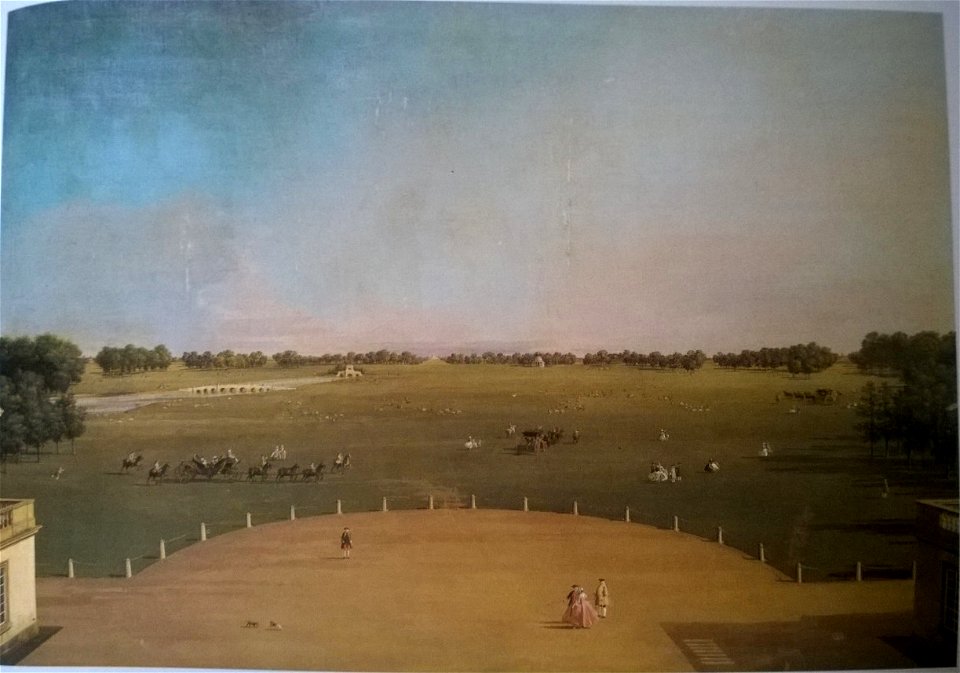Canaletto - Badminton Park from Badminton House