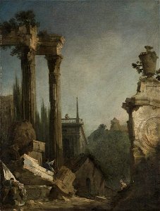Canaletto - Landscape with Ruins, c. 1721-22