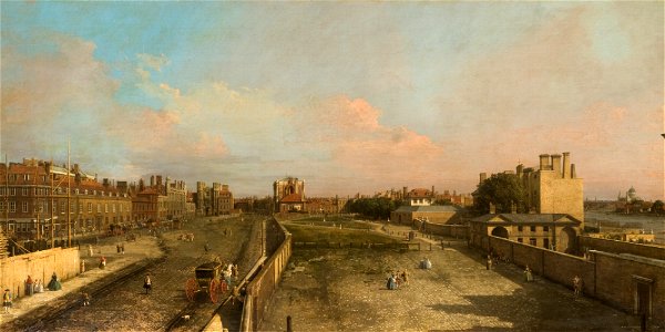Canaletto - London, Whitehall and the Privy Garden looking North Buccleuch