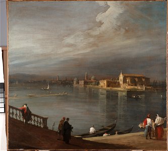 Canaletto - San Cristoforo, San Michele, and Murano from the Fondamenta Nuove, Venice - 1984.51.FA - Dallas Museum of Art