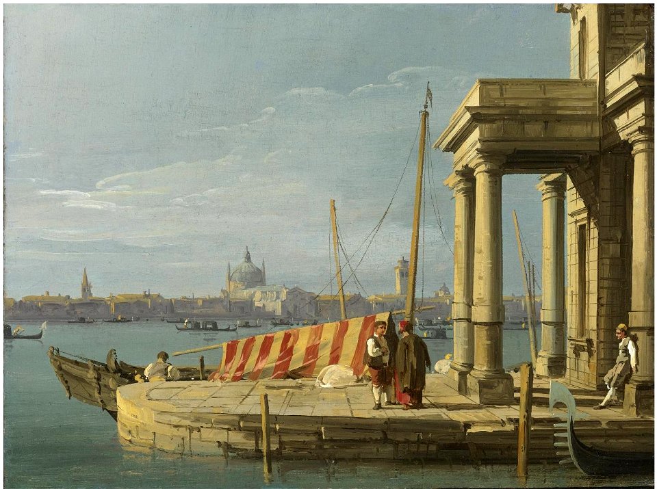 Canaletto - The Quay of the Dogana