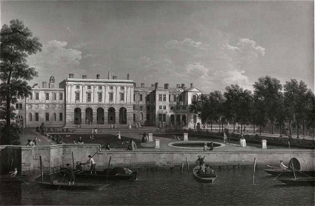 Canaletto - Veduta di Londra con Somerset House, Collezione H. Brooks