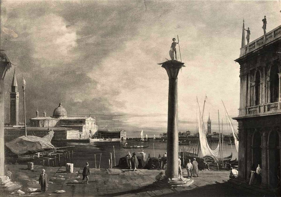 Canaletto - Veduta di Venezia con il bacino di S. Marco dalla Piazzetta, Collezione Rasini