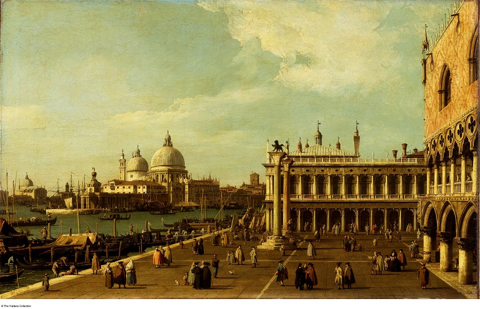Canaletto - Venice the Molo with Santa Maria della Salute, c. 1740 - 1745