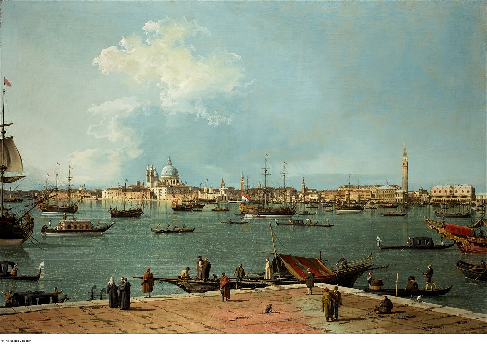 Canaletto - Venice the Bacino di San Marco from San Giorgio Maggiore, c. 1735 - 1744