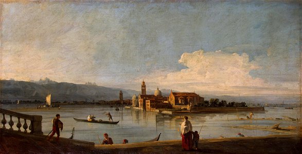 Canaletto - View of the Isles of San Michele, San Cristoforo and Murano from the Fondamenta Nuove, between 1725 and 1728