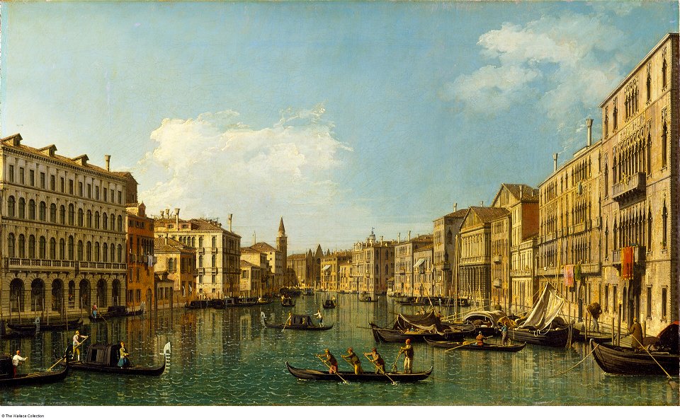 Canaletto - Venice the Grand Canal from the Palazzo Foscari to the Carità, c. 1740 - 1750