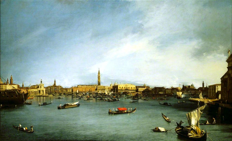 Canaletto The Bacino di San Marco, Venice, Seen from the Giudecca NTII UPH 446806