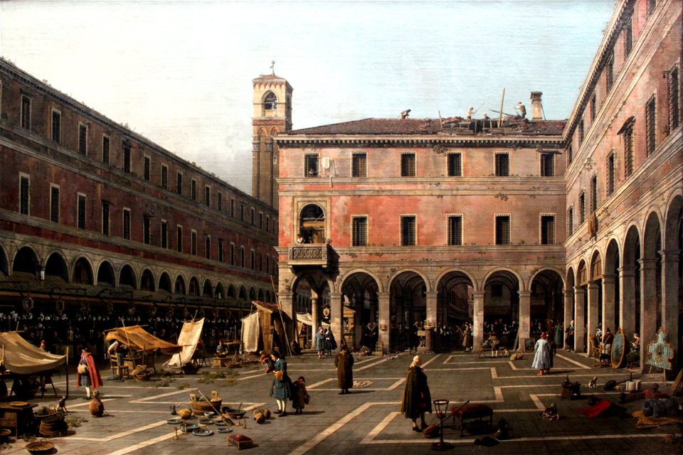 Canaletto Campo di Rialto 1758-1763 anagoria
