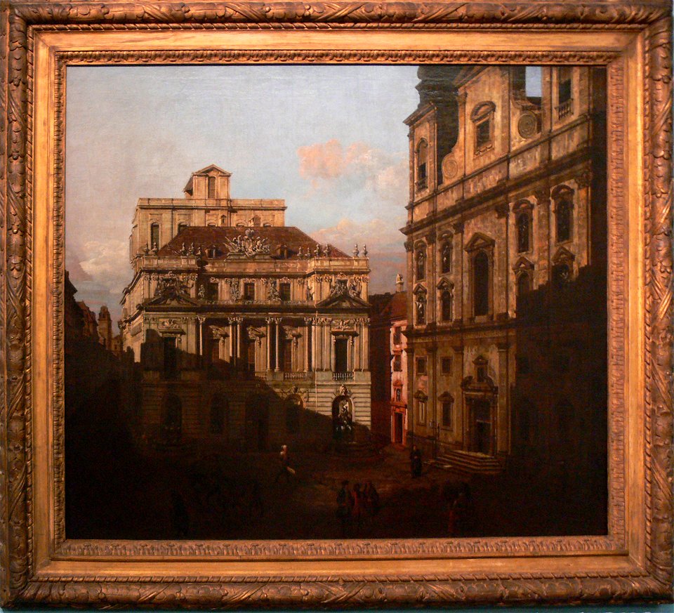 Canaletto, Church of St Charles, Vienna