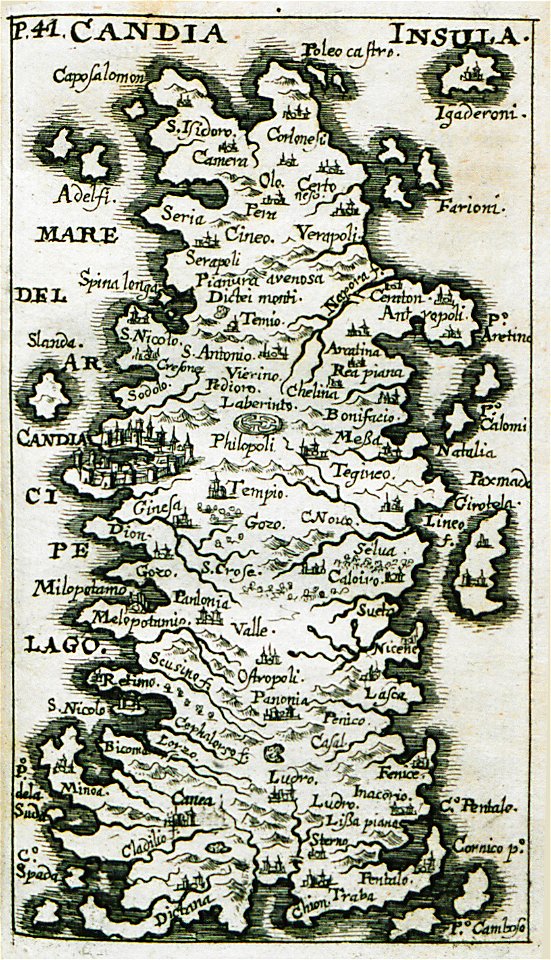 Candia Insula - Sandrart Jacob Von - 1686