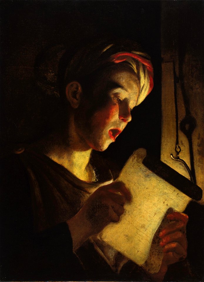 Maître à la Chandelle - Le Jeune Chanteur (1650)