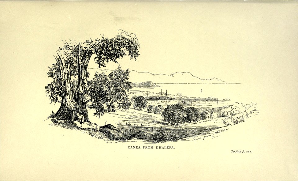 Canea from Khalepa by Mary Adelaide Walker