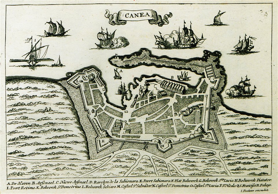 Canea - Peeters Jacob - 1690