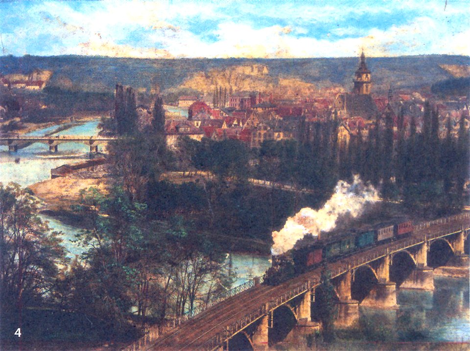 Cannstatt Rosensteinbrücke 1883–1896