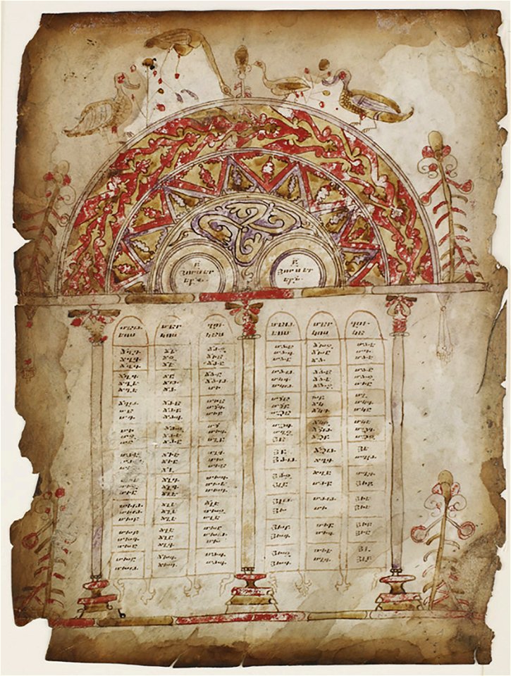 Canon Tables from a Gospel