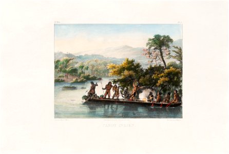 Canot indien, da Coleção Brasiliana Iconográfica