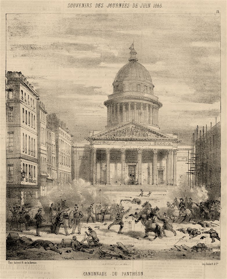 Canonnade du Panthéon, 1848
