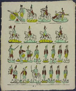 Canoniers Autrichiens-Catchpenny print-Borms 0124