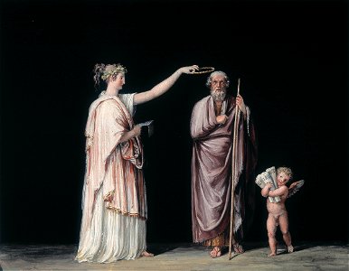 Canova - Calliope and Homer, 1814