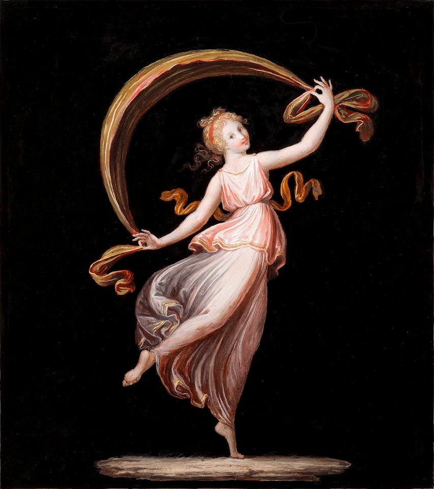 Canova - Dancer holding the veil, turn to the right, 1798-1799