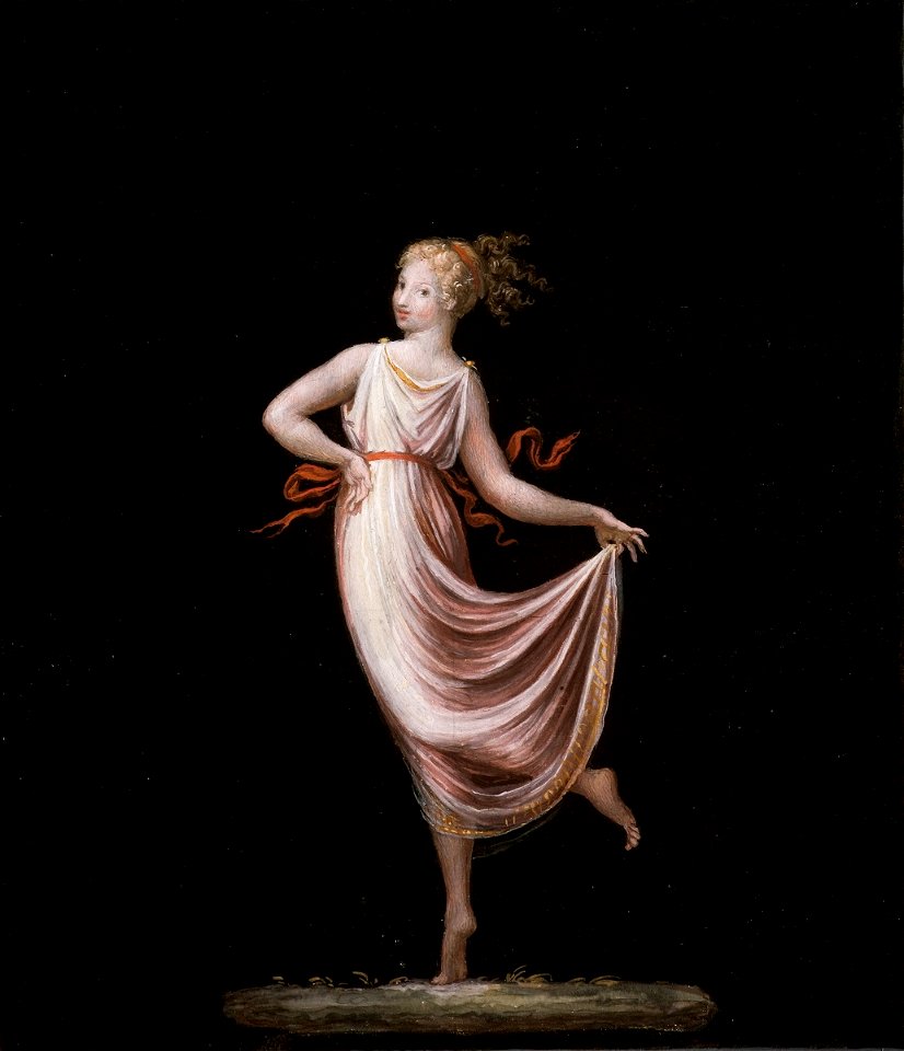 Canova - Dancing girl holding her dress, 1799