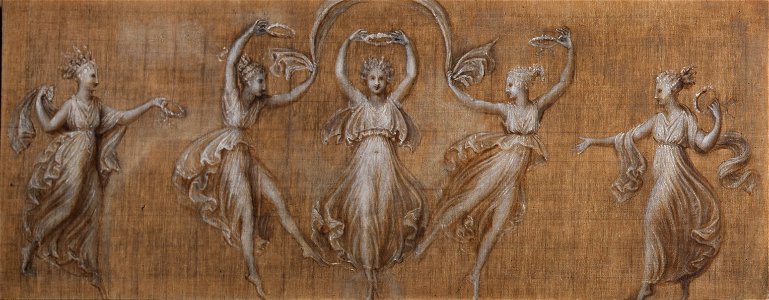 Canova - Five Dancers holding crowns, 1795