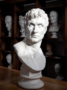 Canova - Giuseppe Bossi - original plaster bust model, 1816