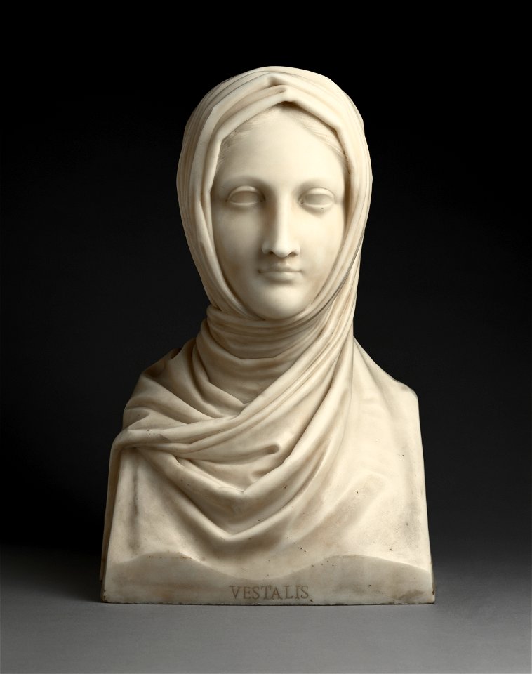 Canova - Herm of a Vestal Virgin, 1821–1822, 85.SA.353