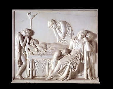 Canova - Mourning of Countess Haro of Santa Cruz, 1806