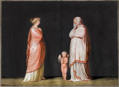 Canova - Polyhymnia & Mnemosyne, 1799