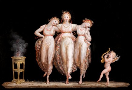 Canova - The Graces dancing with a cupid, 1799