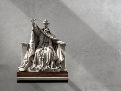 Canova - Sketch for the monument to Pope Clement XIV, 1783