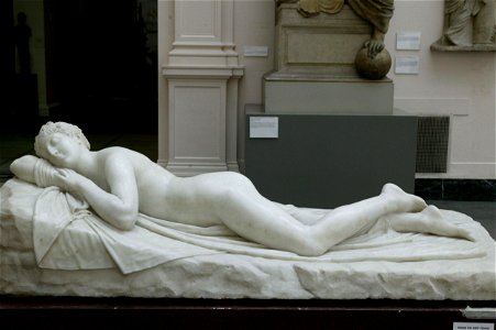 Canova - Sleeping Nymph, A.30-1930, 2007BM8320