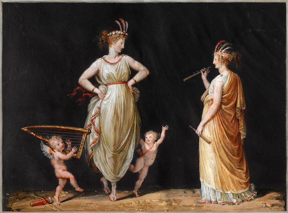 Canova - Terpsichore & Euterpe, 1799