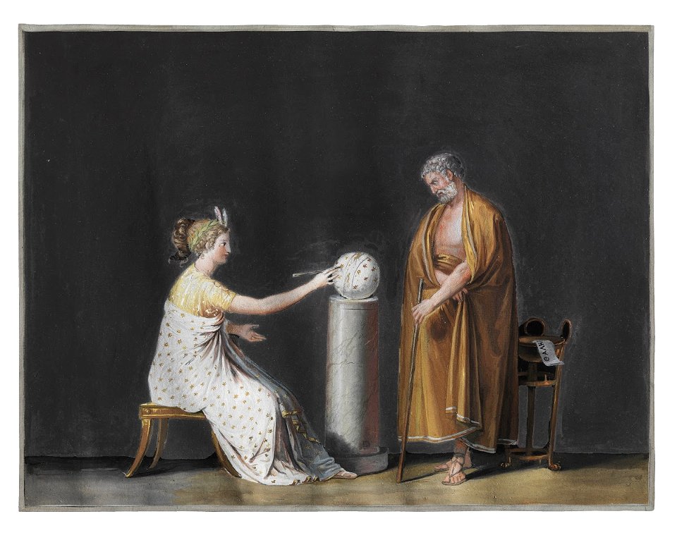 Canova - Urania, the Muse of Astronomy Reveals to Thales the Secrets of the Skies, 1798-1799