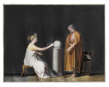 Canova - Urania, the Muse of Astronomy Reveals to Thales the Secrets of the Skies, 1798-1799