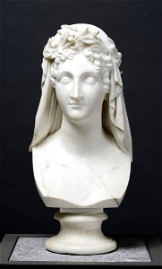 Canova - Tête idéale, Juliette Récamier en Béatrice - Buste, A 2921, 1